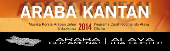 Programa coral por Álava «Araba Kantan»