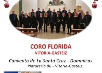 El próximo 16 de diciembre de 2022 a las 20:00 horas,  el CORO FLORIDA  ofrecerá un concierto de Navidad en el convento Santa Cruz (Religiosas Dominicas) 