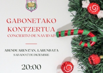 Concierto de Navidad con la coral Andere Abesbatza, sábado 17 de diciembre 2022 